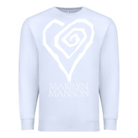 White marlyn manson special music popular Premium Sweatshirt - linhVisuals