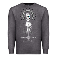 Charcoal Heather marlyn manson special music popular Premium Sweatshirt - linhVisuals
