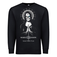 Black marlyn manson special music popular Premium Sweatshirt - linhVisuals