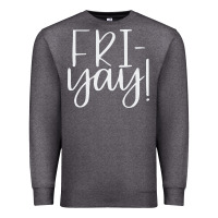 Charcoal Heather friday quotes Premium Sweatshirt - linhVisuals