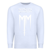 White marlyn manson special music popular Premium Sweatshirt - linhVisuals