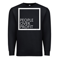 Black people over profit democratic socialism pro socialist symbol t shirt Premium Sweatshirt - linhVisuals