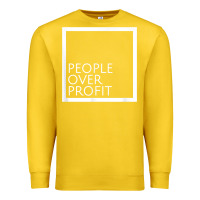 Lemon people over profit democratic socialism pro socialist symbol t shirt Premium Sweatshirt - linhVisuals