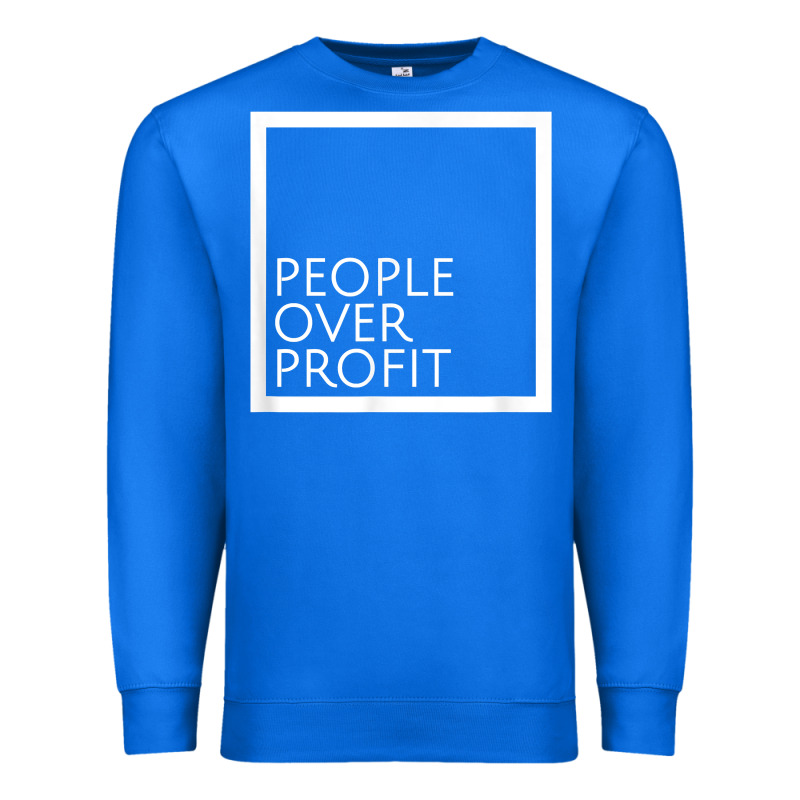 People Over Profit Democratic Socialism Pro Socialist Symbol T Shirt Premium Sweatshirt by linhVisuals | Teevron