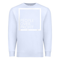 White people over profit democratic socialism pro socialist symbol t shirt Premium Sweatshirt - linhVisuals