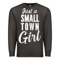 Smoke womens just a small town girl journey t shirt Premium Sweatshirt - linhVisuals