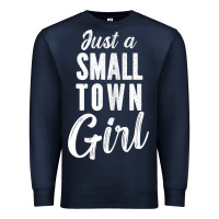 Navy womens just a small town girl journey t shirt Premium Sweatshirt - linhVisuals