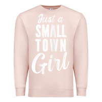 Pale Pink womens just a small town girl journey t shirt Premium Sweatshirt - linhVisuals