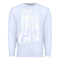 White womens just a small town girl journey t shirt Premium Sweatshirt - linhVisuals