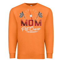 Carrot race car mom pit crew racing family birthday party t shirt Premium Sweatshirt - linhVisuals