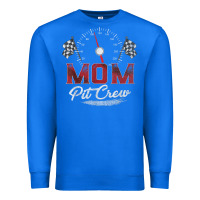 True Royal race car mom pit crew racing family birthday party t shirt Premium Sweatshirt - linhVisuals