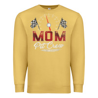 Antique Gold race car mom pit crew racing family birthday party t shirt Premium Sweatshirt - linhVisuals