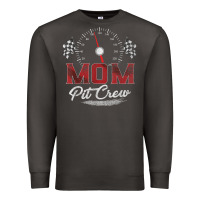 Smoke race car mom pit crew racing family birthday party t shirt Premium Sweatshirt - linhVisuals