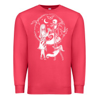 Cardinal nightmare before christmas jack and sally t shirt Premium Sweatshirt - linhVisuals