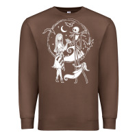 Chestnut nightmare before christmas jack and sally t shirt Premium Sweatshirt - linhVisuals