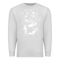 Dove Grey nightmare before christmas jack and sally t shirt Premium Sweatshirt - linhVisuals