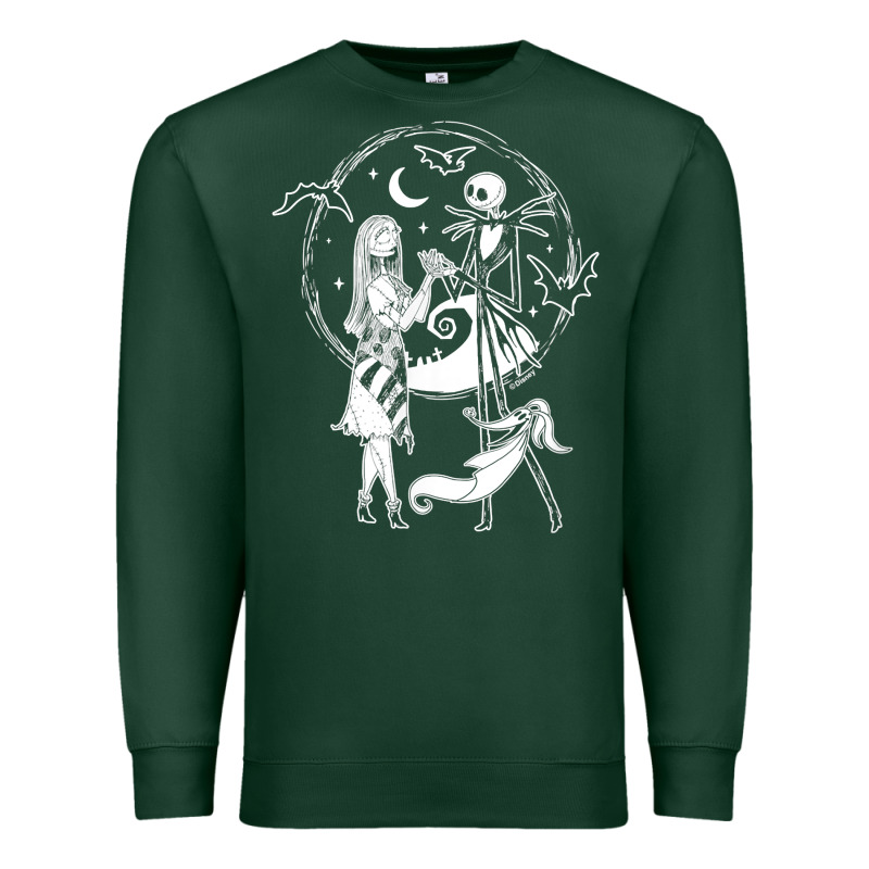 Nightmare Before Christmas Jack And Sally T Shirt Premium Sweatshirt by linhVisuals | Teevron