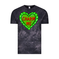 Cloud Black valentine's day hearts Vintage Tee - FaDigitalArtStudio