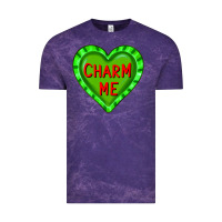 Cloud Purple valentine's day hearts Vintage Tee - FaDigitalArtStudio