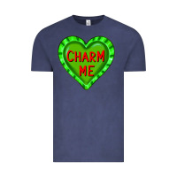 Vintage Denim valentine's day hearts Vintage Tee - FaDigitalArtStudio