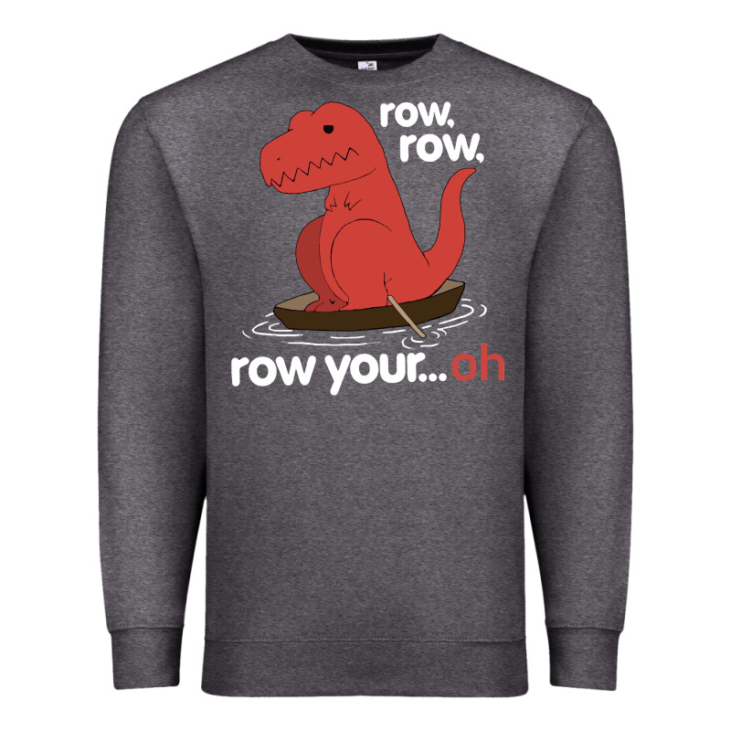 Dinosaur Dino Trex Row T Rex Saurus Premium Sweatshirt by linhVisuals | Teevron