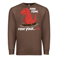 Chestnut dinosaur dino trex row t rex saurus Premium Sweatshirt - linhVisuals