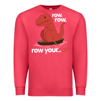 Cardinal dinosaur dino trex row t rex saurus Premium Sweatshirt - linhVisuals