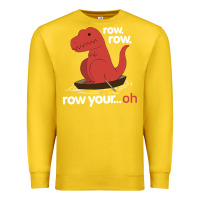 Lemon dinosaur dino trex row t rex saurus Premium Sweatshirt - linhVisuals