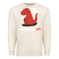 Sandshell dinosaur dino trex row t rex saurus Premium Sweatshirt - linhVisuals