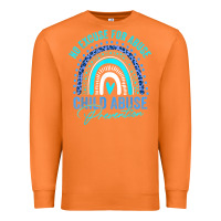 Carrot no excuse child abuse prevention awareness leopard rainbow t shirt Premium Sweatshirt - linhVisuals