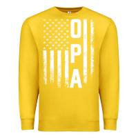 Lemon opa gift america flag gift for men father's day pullover hoodie Premium Sweatshirt - linhVisuals