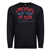 Black orchids of asia kraft massage football t shirt Premium Sweatshirt - linhVisuals
