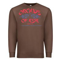 Chestnut orchids of asia kraft massage football t shirt Premium Sweatshirt - linhVisuals