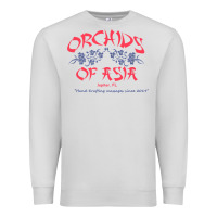 Dove Grey orchids of asia kraft massage football t shirt Premium Sweatshirt - linhVisuals