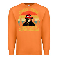 Carrot vintage only you can prevent communism funny bear camping t shirt Premium Sweatshirt - linhVisuals