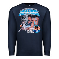 Navy Jonathan Isaac Vintage Premium Sweatshirt - linhVisuals