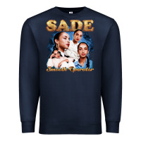 Navy Sade Love Deluxe Rare Premium Sweatshirt - linhVisuals