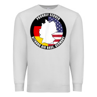 Dove Grey proudly served bitburg air base germany military veteran t shirt Premium Sweatshirt - linhVisuals