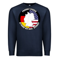 Navy proudly served bitburg air base germany military veteran t shirt Premium Sweatshirt - linhVisuals