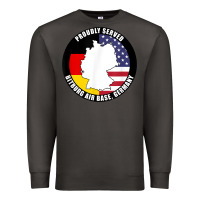 Smoke proudly served bitburg air base germany military veteran t shirt Premium Sweatshirt - linhVisuals