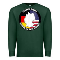 Sports Green proudly served bitburg air base germany military veteran t shirt Premium Sweatshirt - linhVisuals