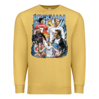 Antique Gold David Beckham Vintage Premium Sweatshirt - linhVisuals