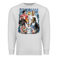 Dove Grey David Beckham Vintage Premium Sweatshirt - linhVisuals