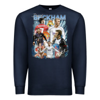 Navy David Beckham Vintage Premium Sweatshirt - linhVisuals