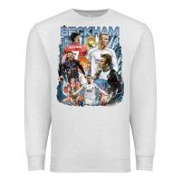 Oatmeal Heather David Beckham Vintage Premium Sweatshirt - linhVisuals