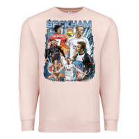 Pale Pink David Beckham Vintage Premium Sweatshirt - linhVisuals