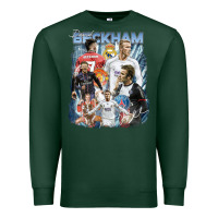 Sports Green David Beckham Vintage Premium Sweatshirt - linhVisuals