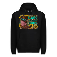 Black blame all on my roots Premium Hoodie - RacoonDesign