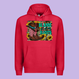 Blame All On My Roots Premium Hoodie Designed By Racoondesign