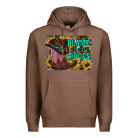 Chestnut blame all on my roots Premium Hoodie - RacoonDesign